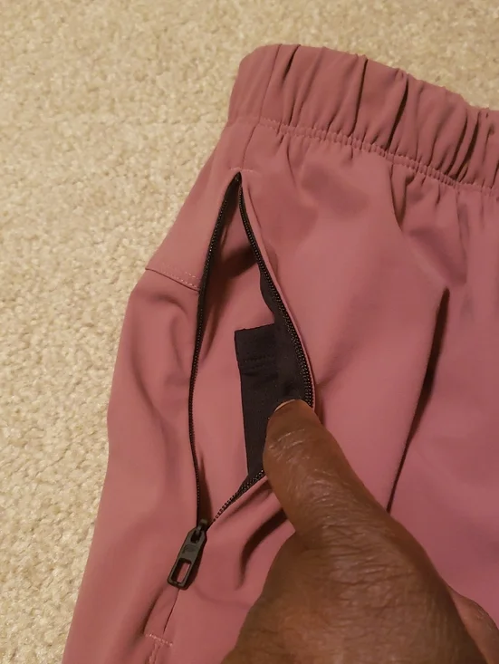 Fabletics Men's The One Dusty Rose Lineless Shorts - Picture 6 of 14